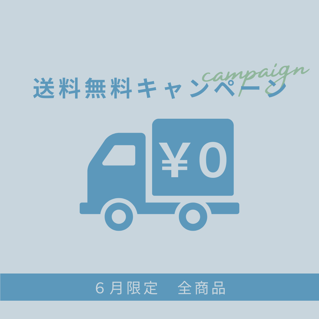 ６月　　全商品　送料無料キャンペーン！