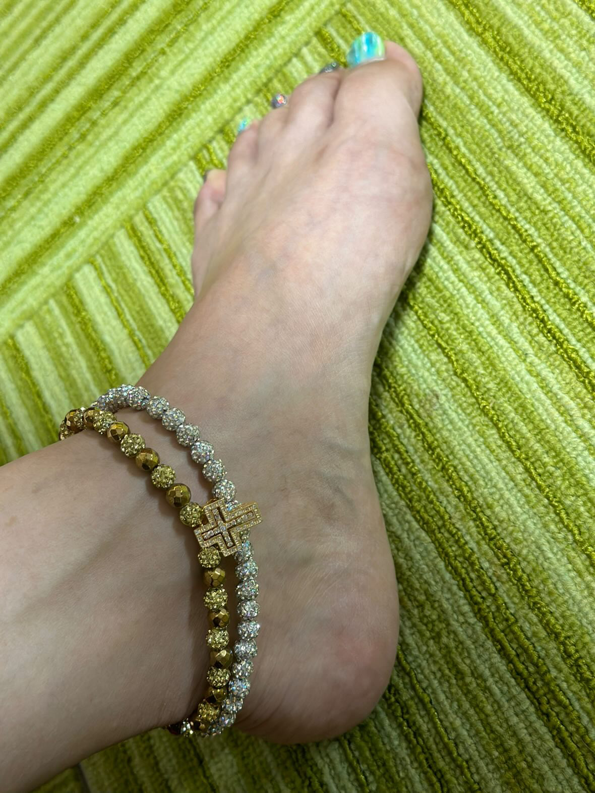 大玉6㎜アンクレット✨ありがとうございました🙇‍♂️