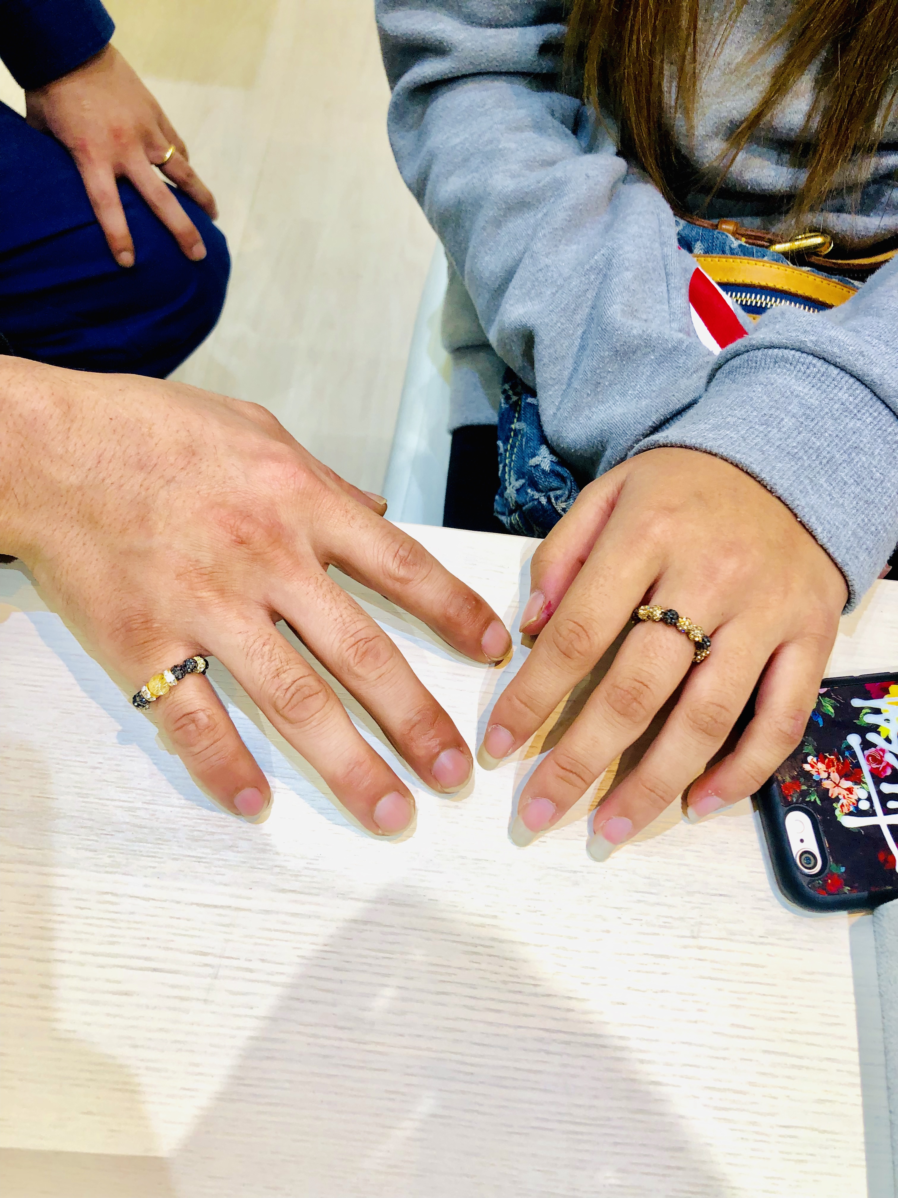 キラキラリングをオーダーメイドで制作✨ありがとうございました🙇‍♂️