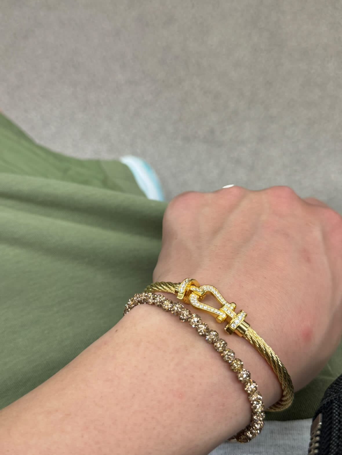 ヒヅメゴールドブレスレットセット✨ありがとうございました🙇‍♂️