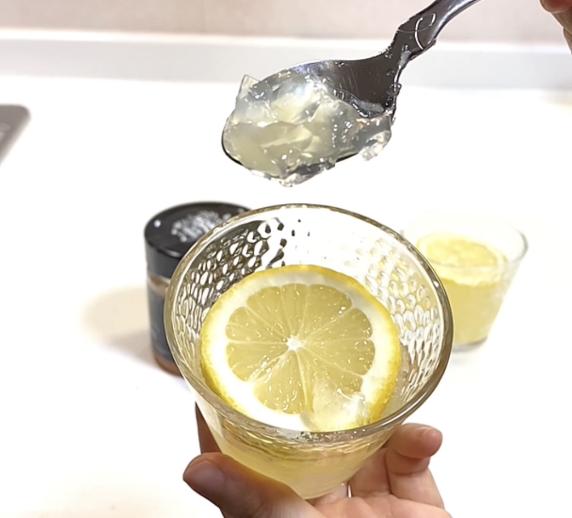 はちみつレモンゼリーを作りました🍋