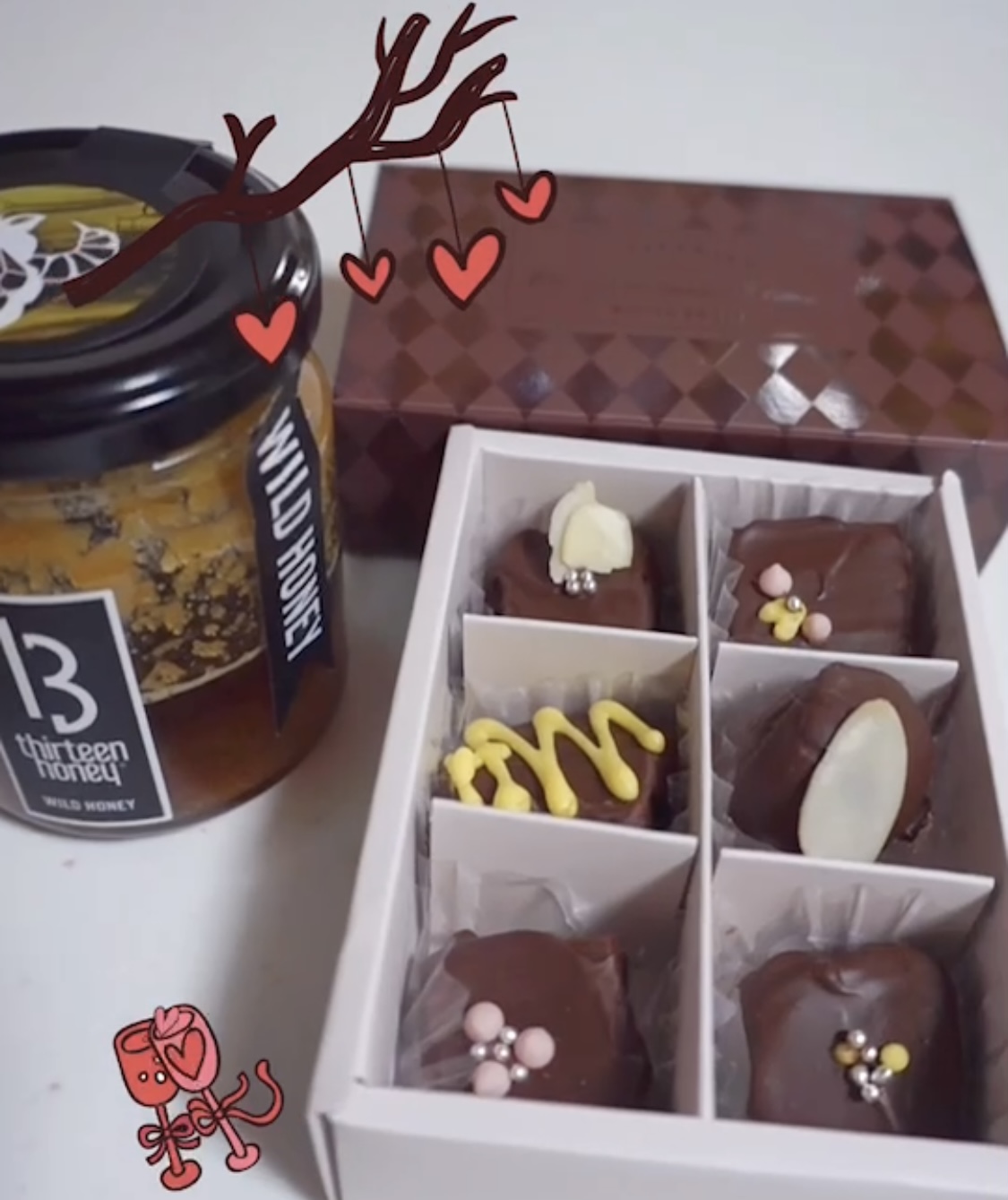 蜂蜜入りの生チョコを作ってみました☺️