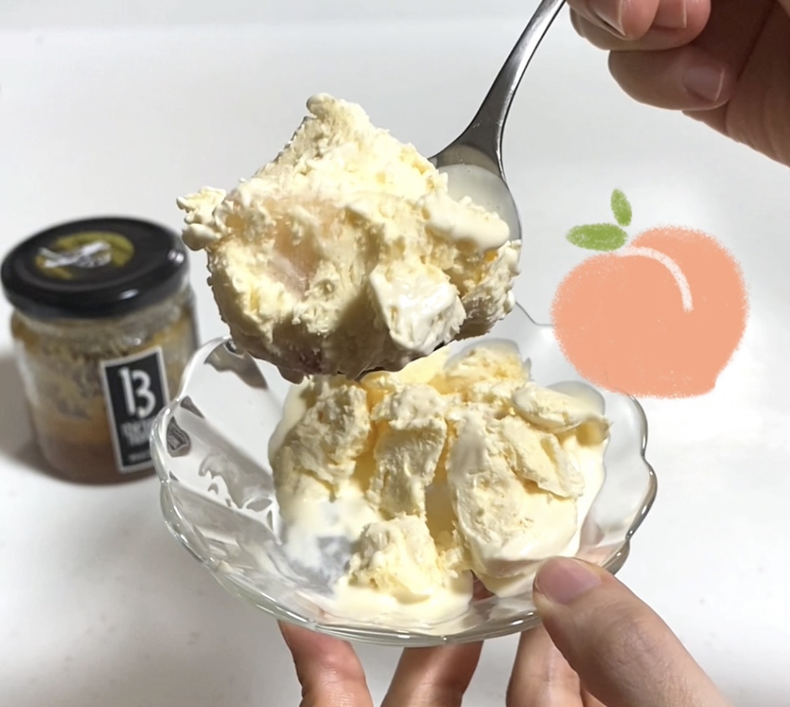 アイスクリームを作りました☺️