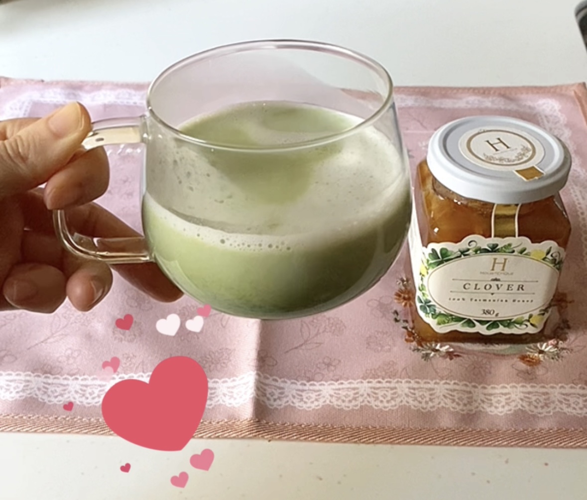 抹茶ラテ☕️