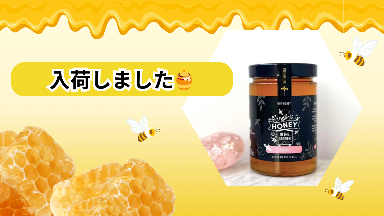 はちみつ入荷しました🍯