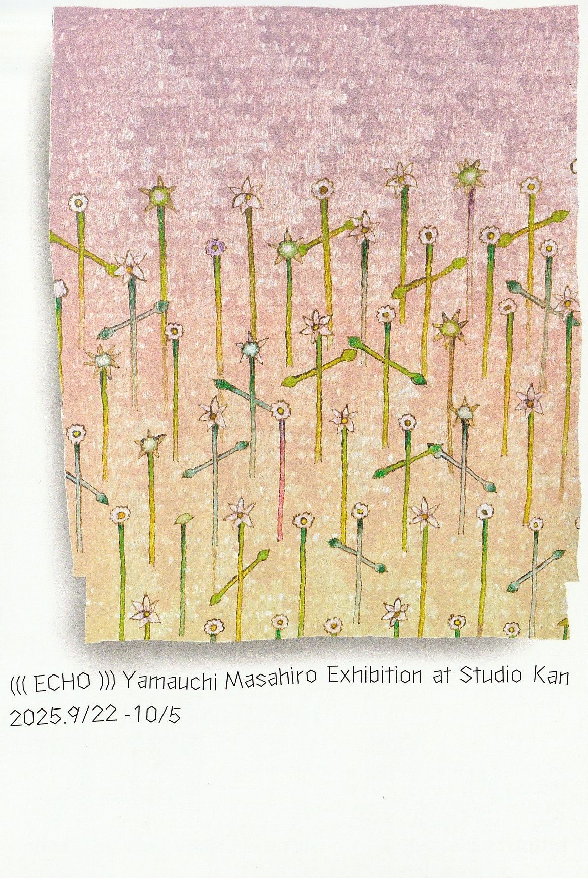 駆ける満月メンバー「山内雅裕」の個展「ECHO」