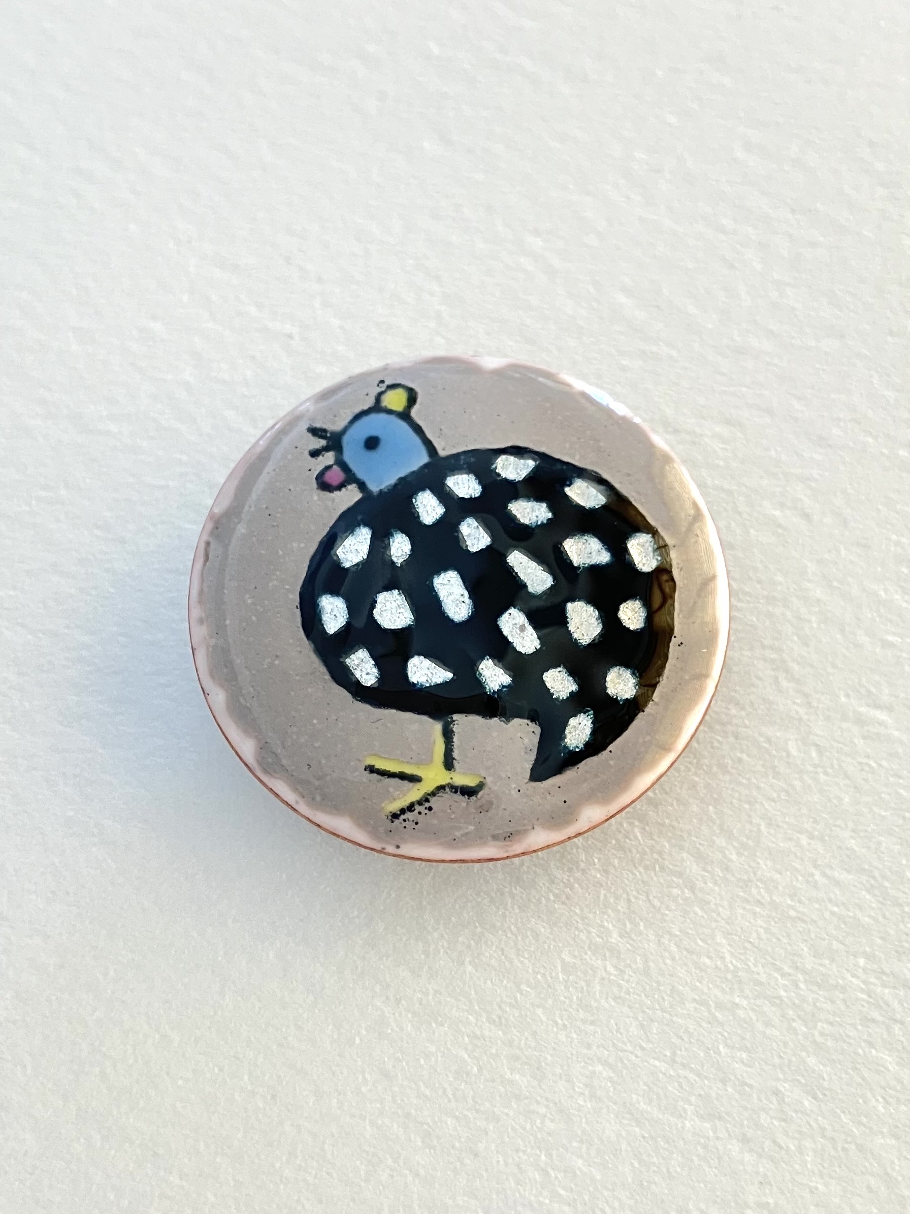 2025年2月の展示「ホロホロ鳥」