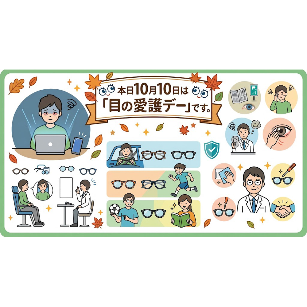 「目の愛護デー」今日ですっ