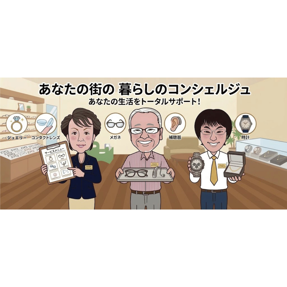 この街の「暮らしのコンシェルジュ」 ―― メガネ補聴器の百武