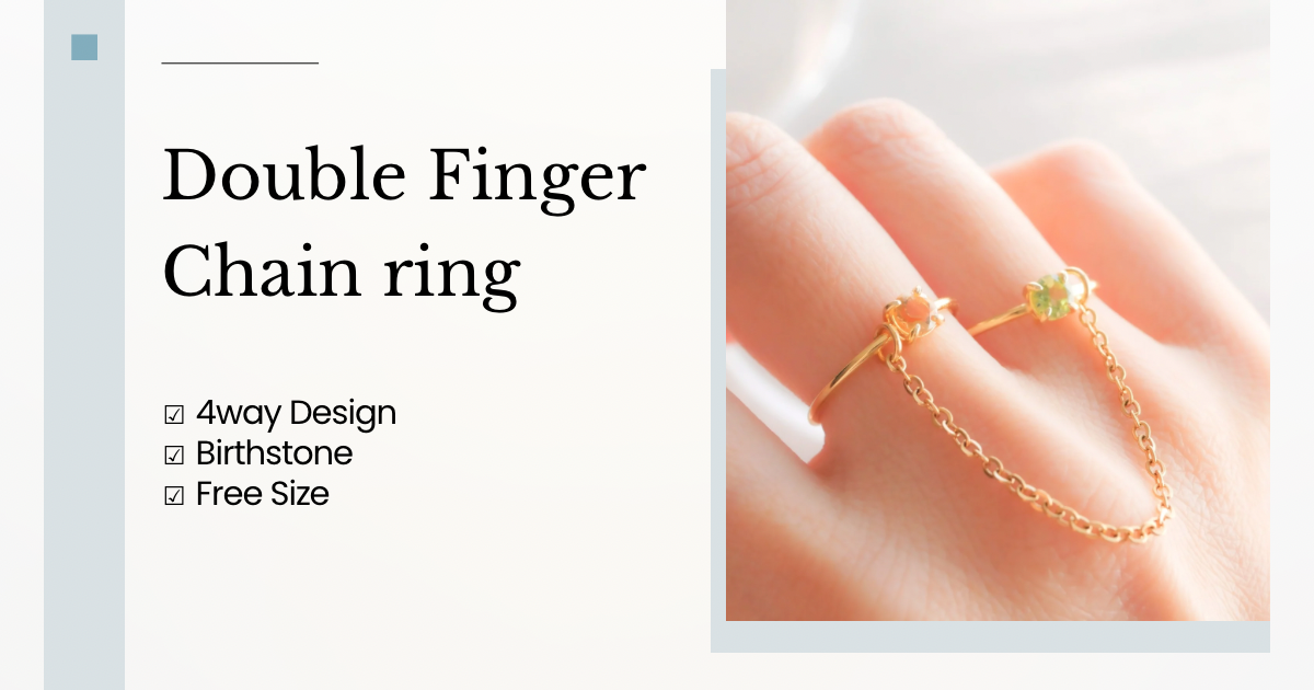 お客様の声から誕生💍4wayで楽しめるリング