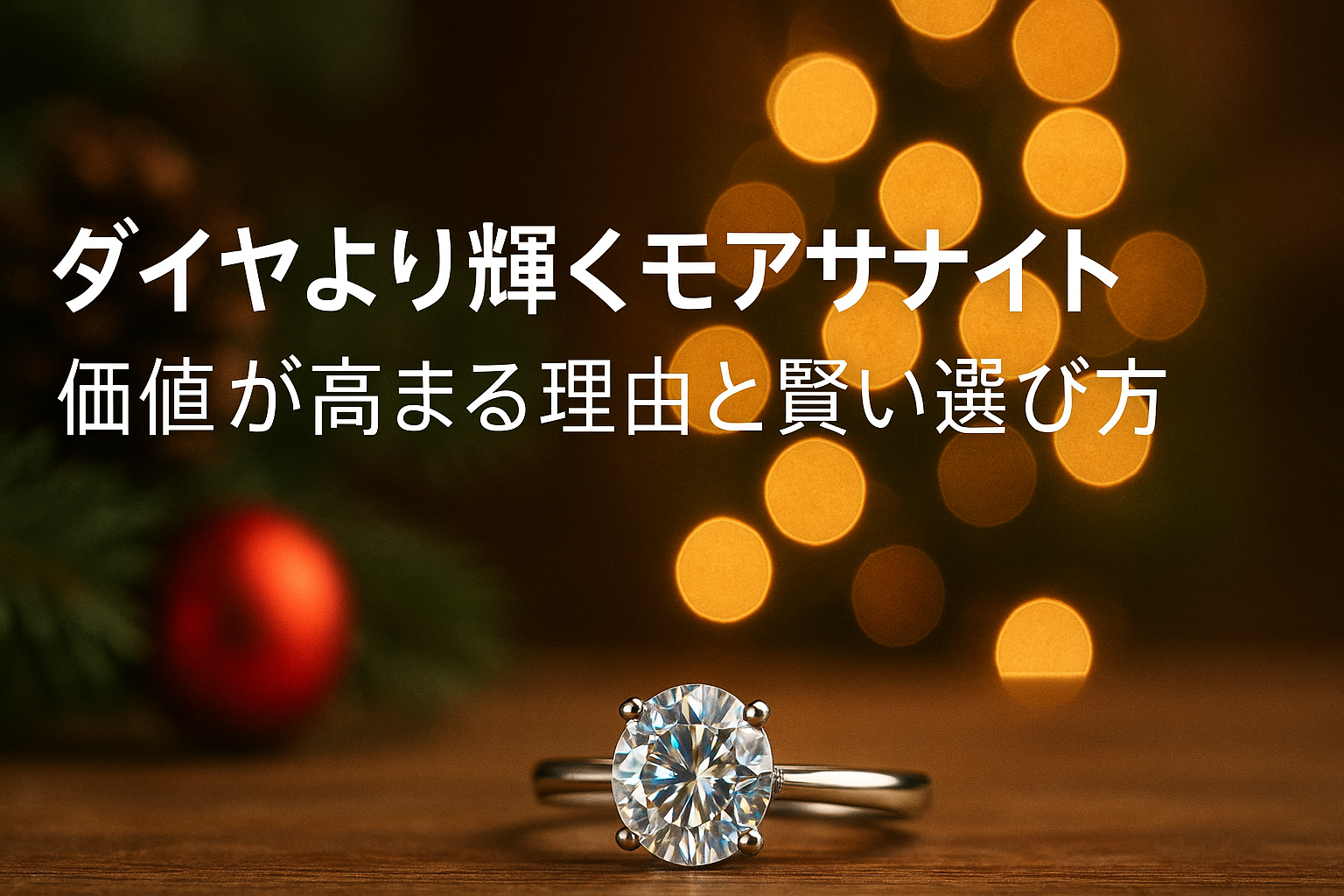 ダイヤより輝くモアサナイト|価値が高まる理由と賢い選び方