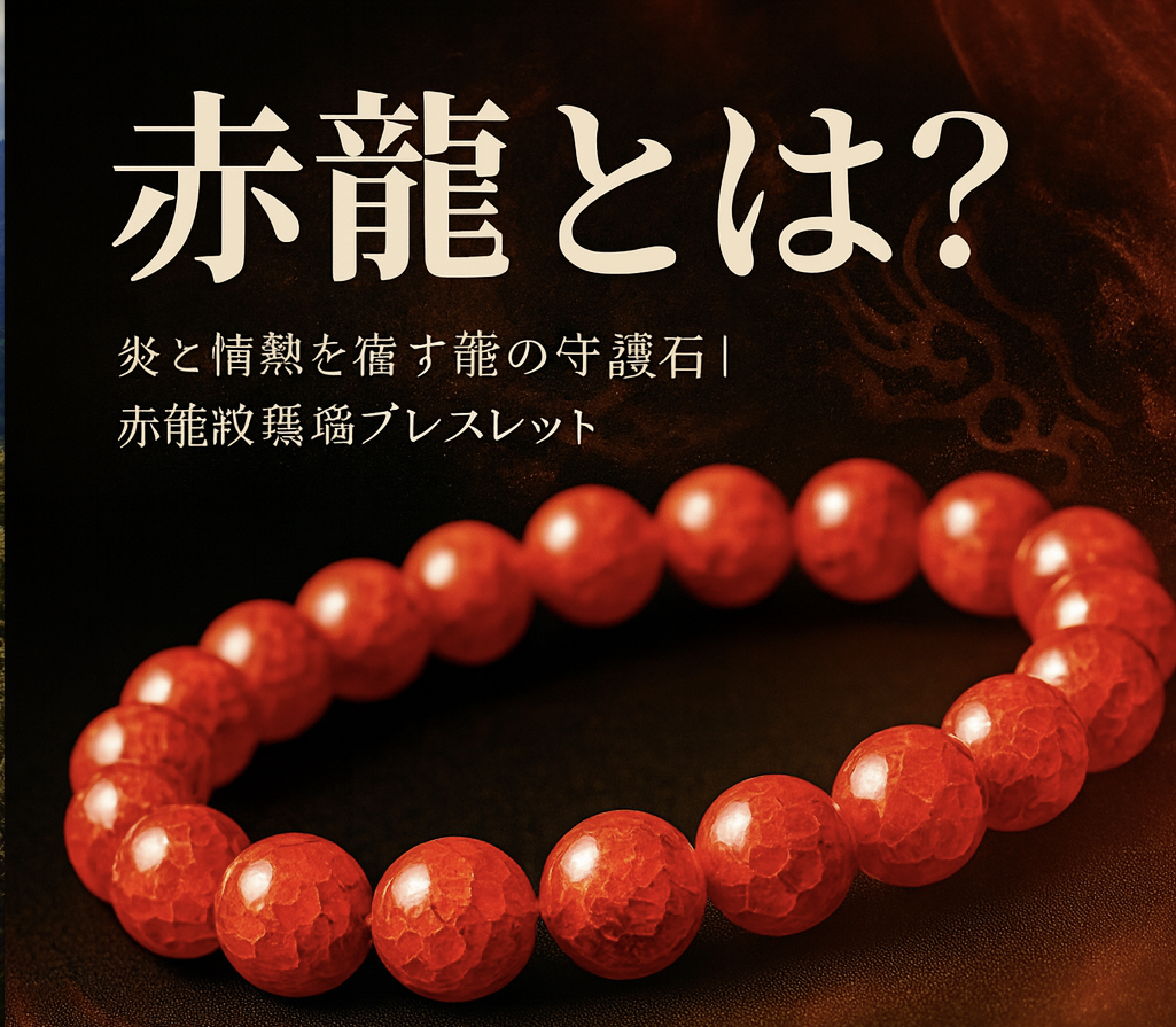 赤龍とは？炎と情熱を宿す龍の意味と守護の力