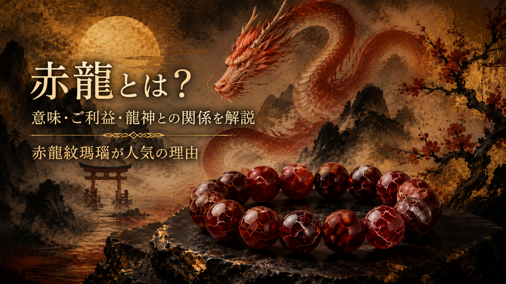 赤龍とは？意味・ご利益・龍神との関係を解説