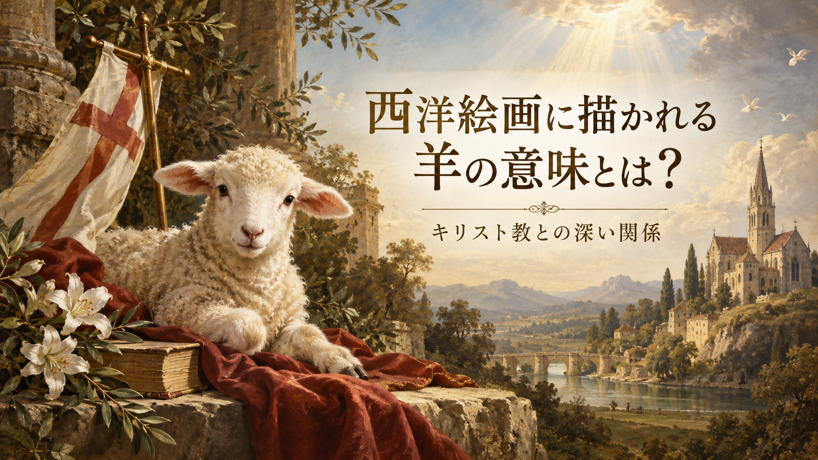 西洋絵画に描かれる羊の意味とは？キリスト教との深い関係