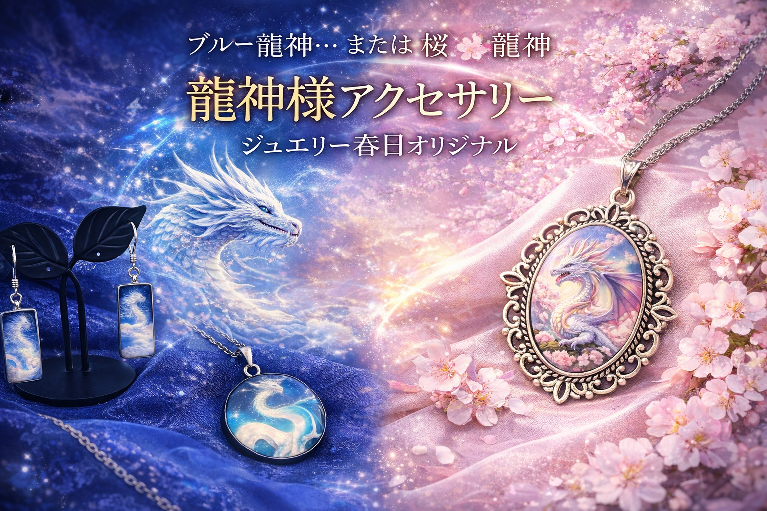 オリジナル|龍神様アートアクセサリーとは?ピアス・ネックレスで楽しむ守護ジュエリー