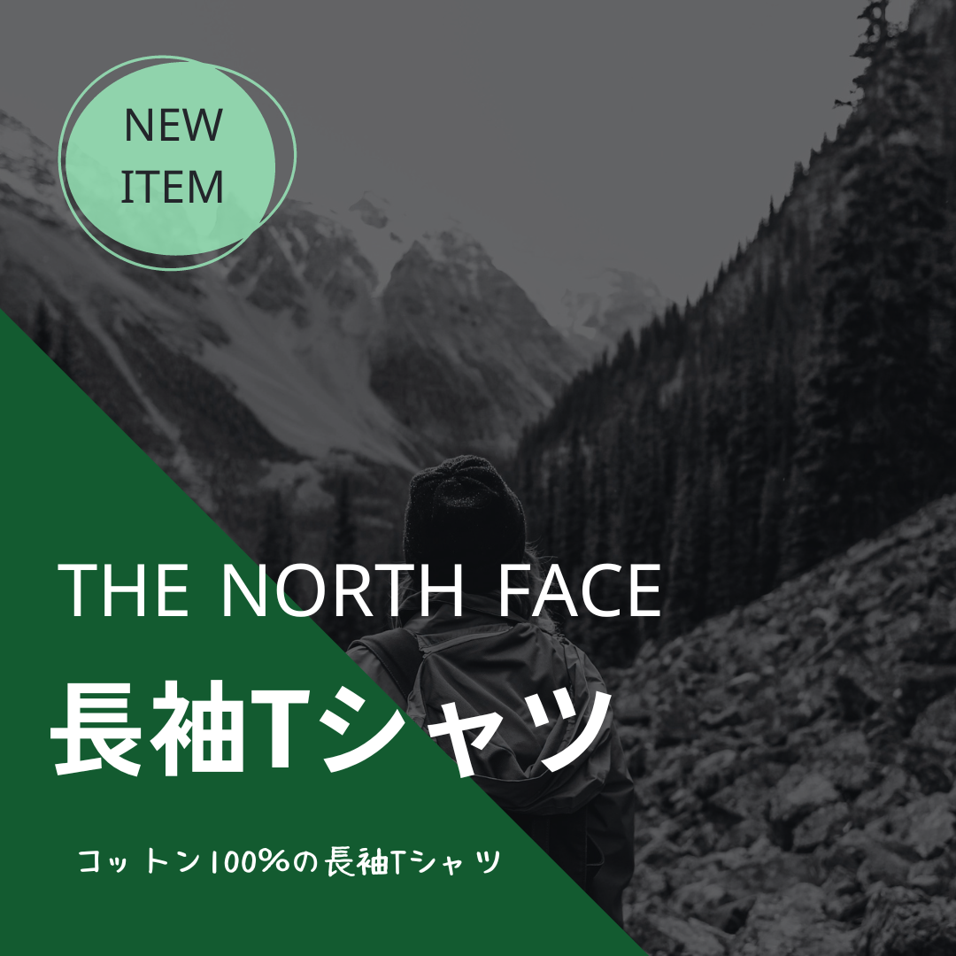 ★新入荷☆　THE NORTH FACE　長袖Tシャツ