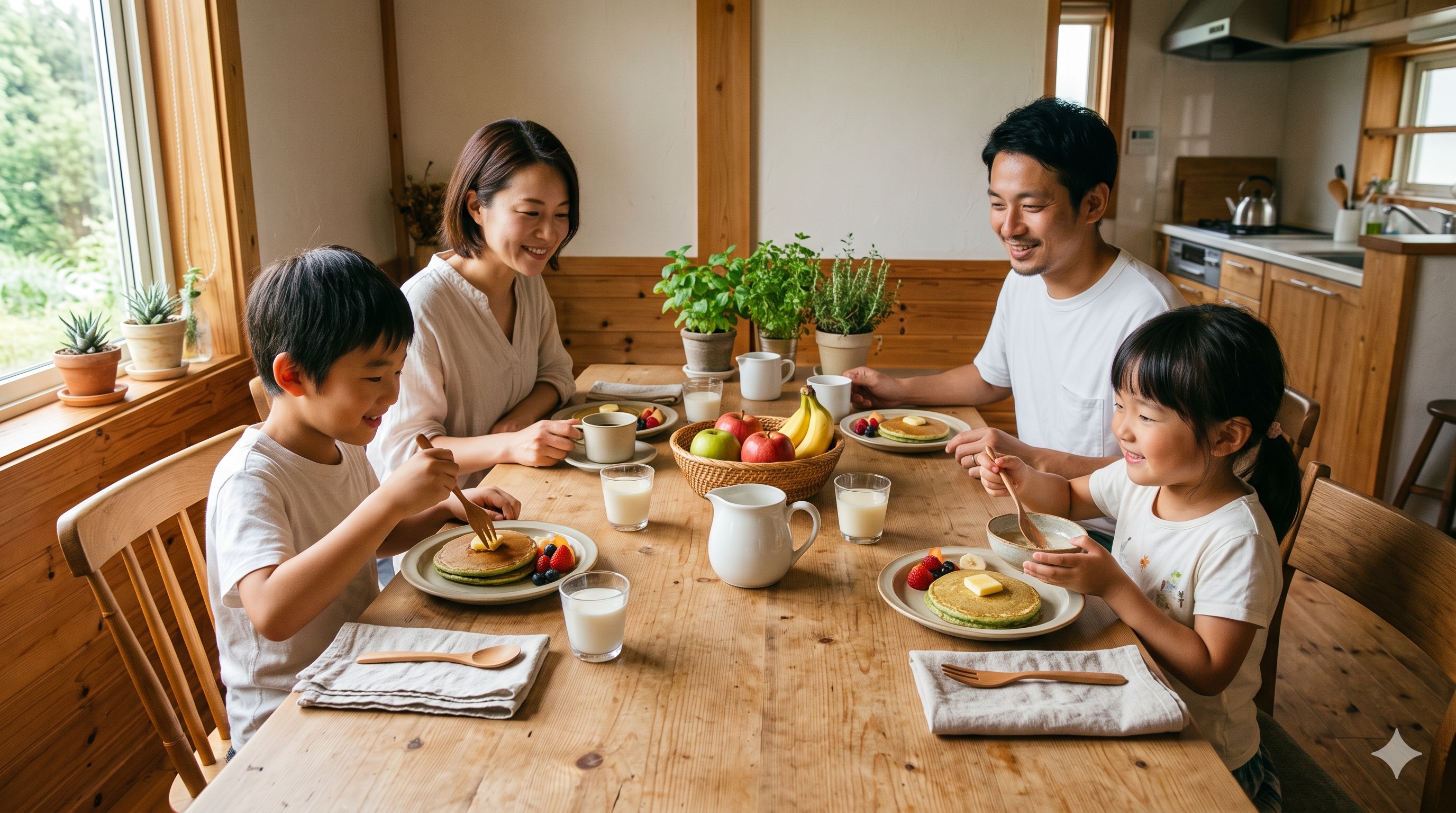 モリンガ入りパンケーキの楽しみ方