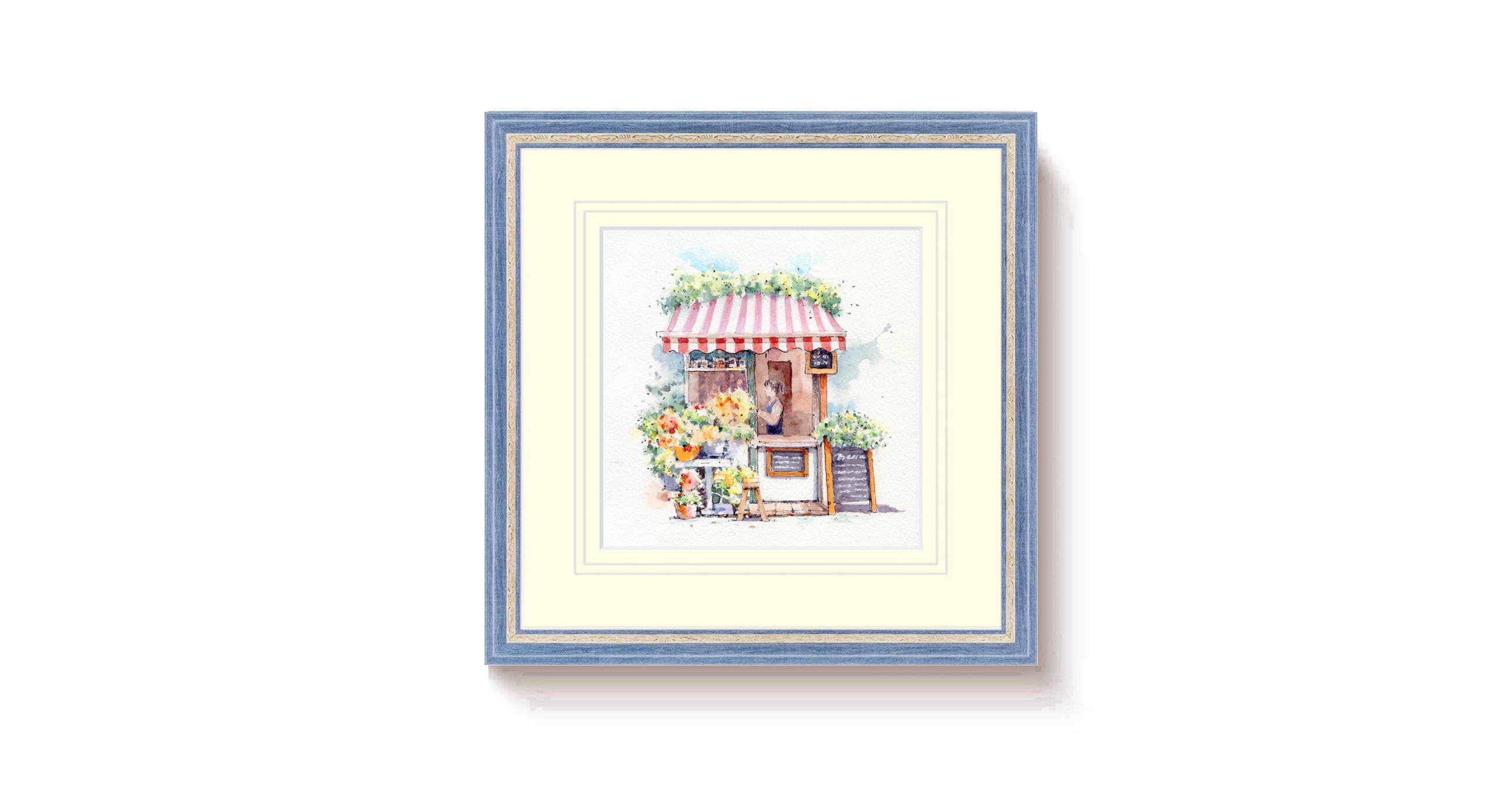 💙 水彩画が１点SOLD OUTになりました。ありがとうございました🙏