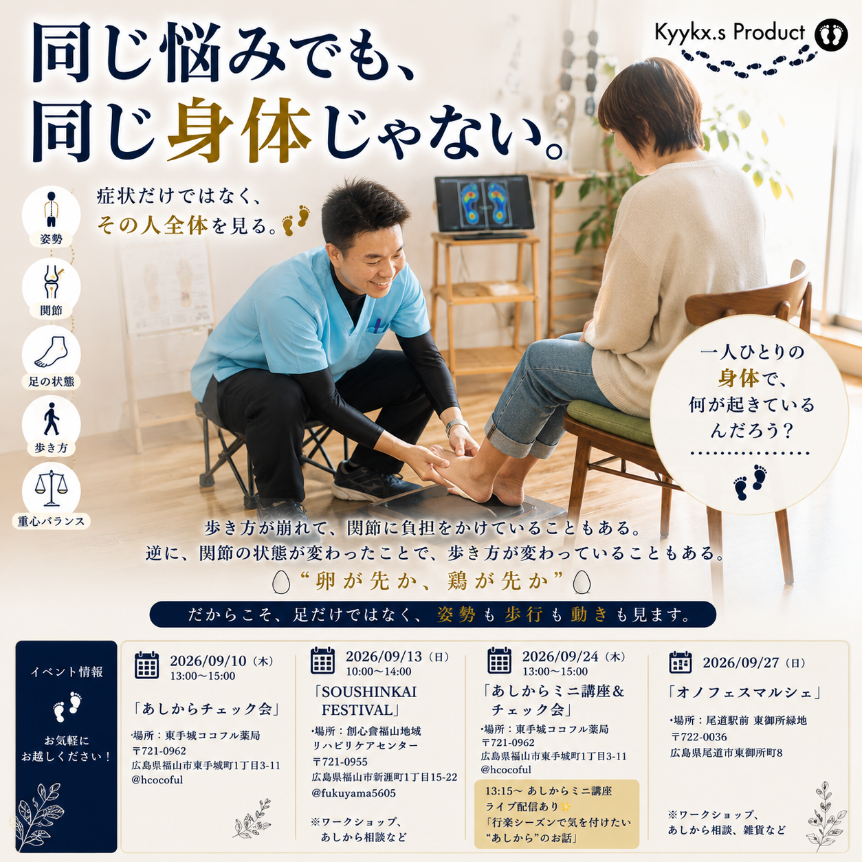 同じ悩みでも、同じ身体じゃない。― 症状だけでなく「その人全体」を診る理由