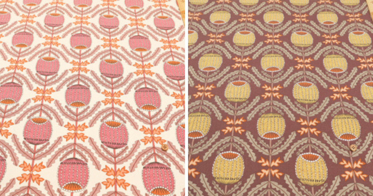 ナチュラルサイトの差し色に｜新作エスニックフラワー生地