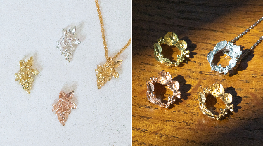 小粒で可愛いPicoFioreペンダント登場。花鈴(はなすず)と彩輪(さいりん)