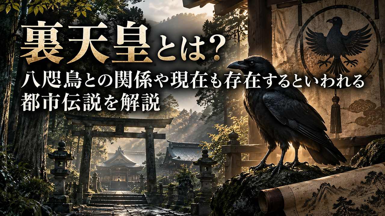 裏天皇とは？八咫烏との関係や現在も存在するといわれる都市伝説を解説