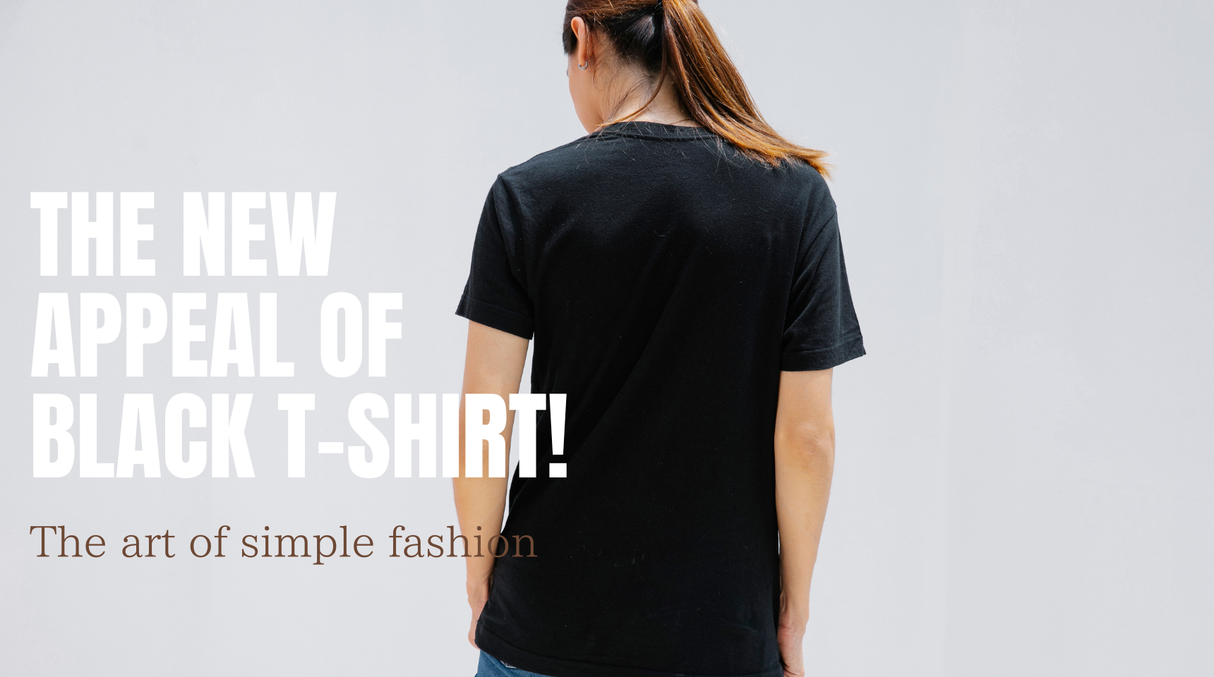 English version - The new appeal of black T-shirt!