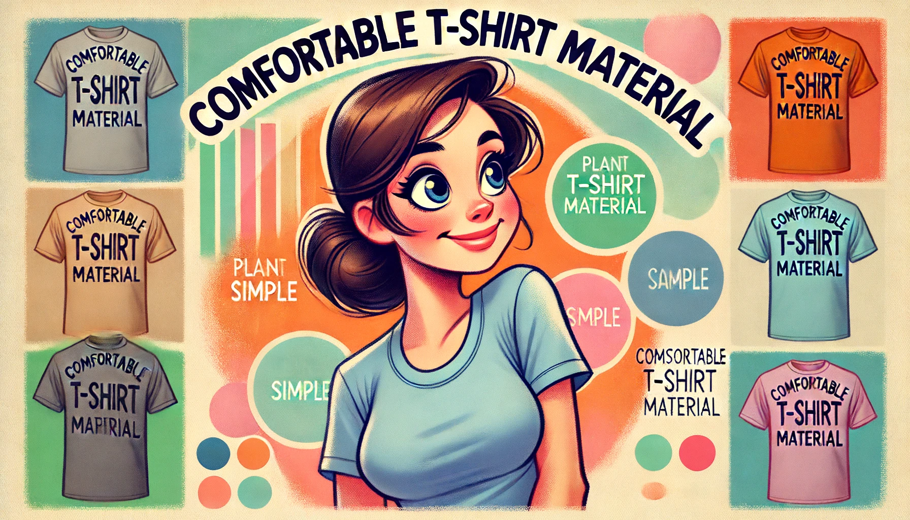 快適なTシャツは素材から。あなたの好きな素材は何？