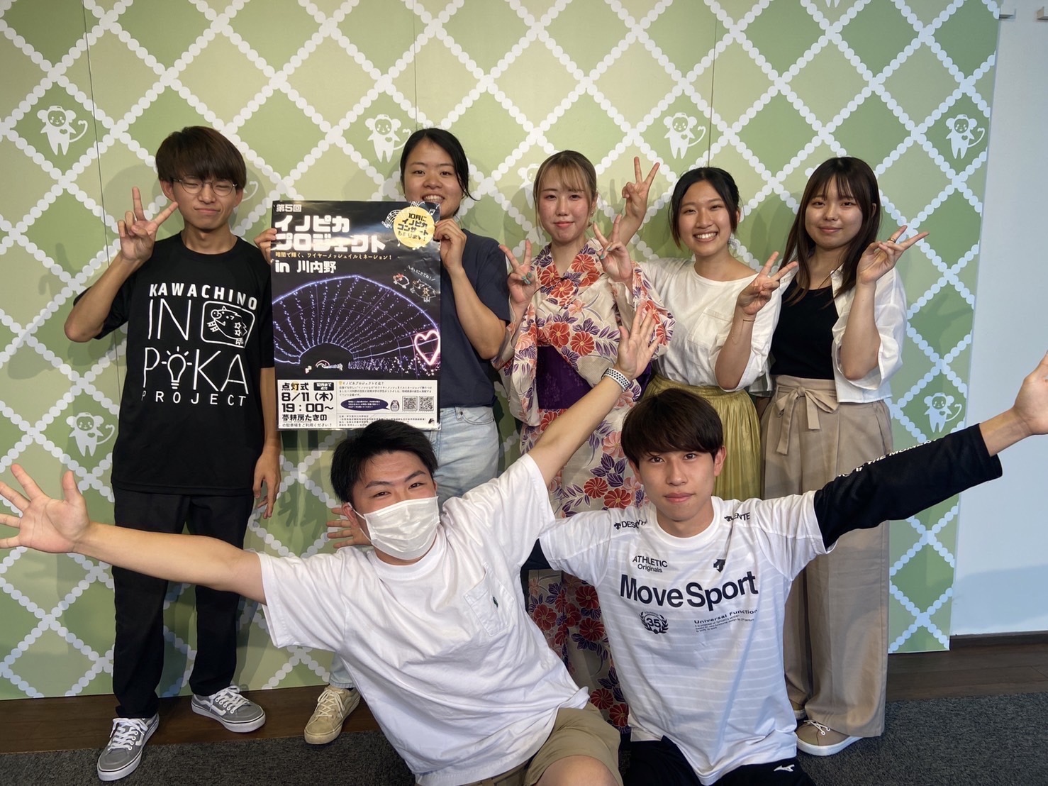 イノピカイルミネーション作業に奔走❕
