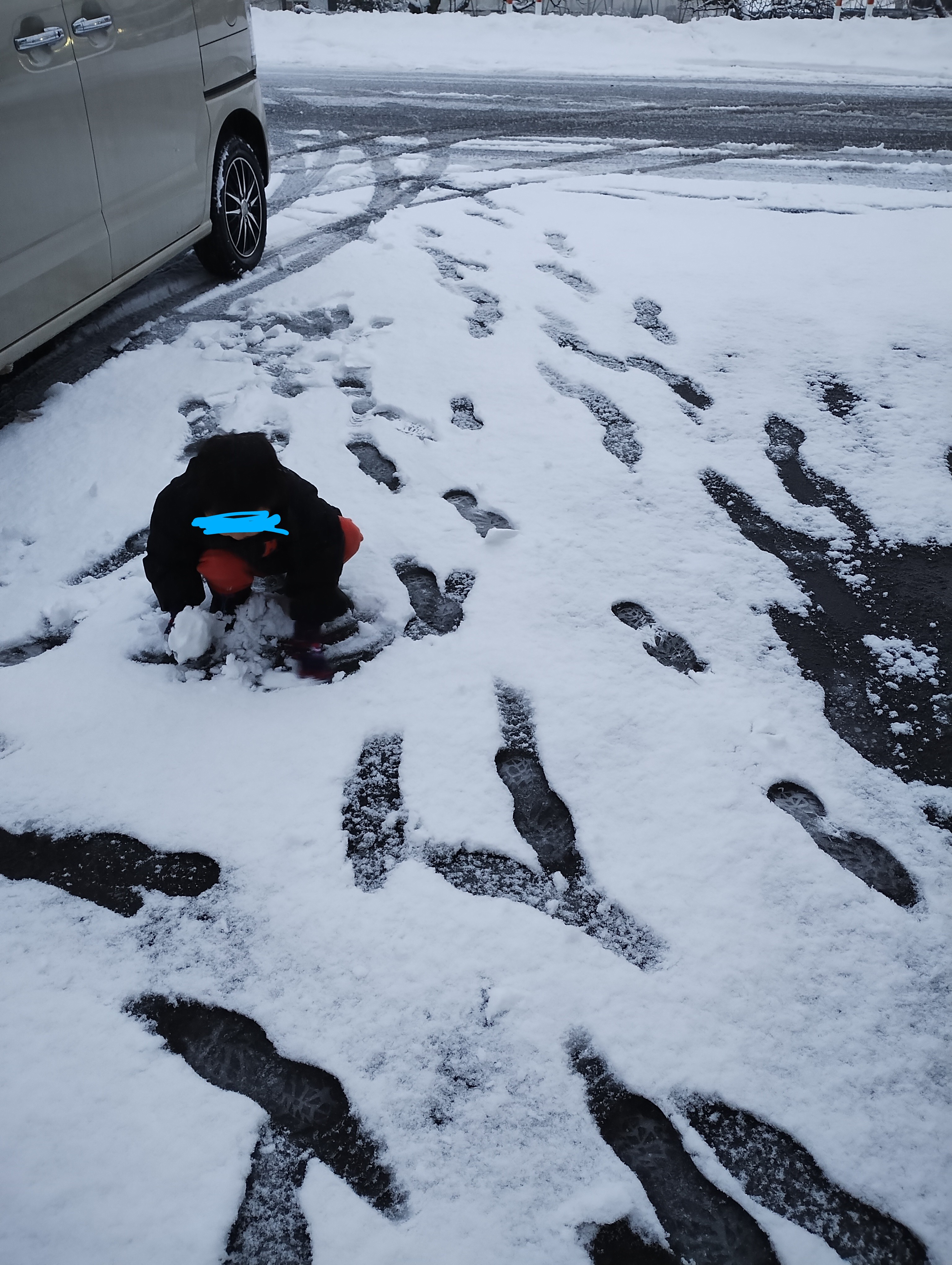 雪が少ない！
