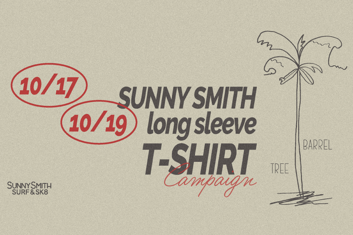 【Pick UP】SUNNY SMITH Long Sleeve T-Shirt Campain