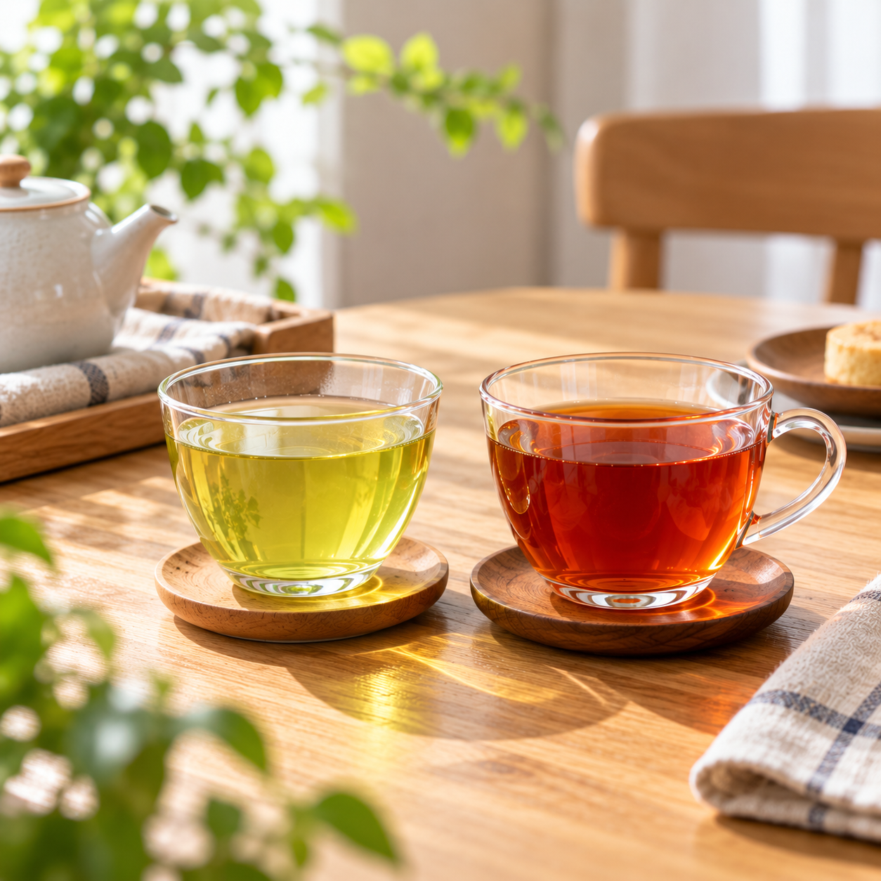 ルイボスティーと緑茶の違いとは？味・カフェイン・成分を比較