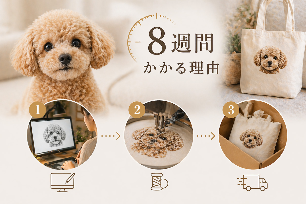 なぜ8週間かかるのか。少しだけ裏側をお話しします