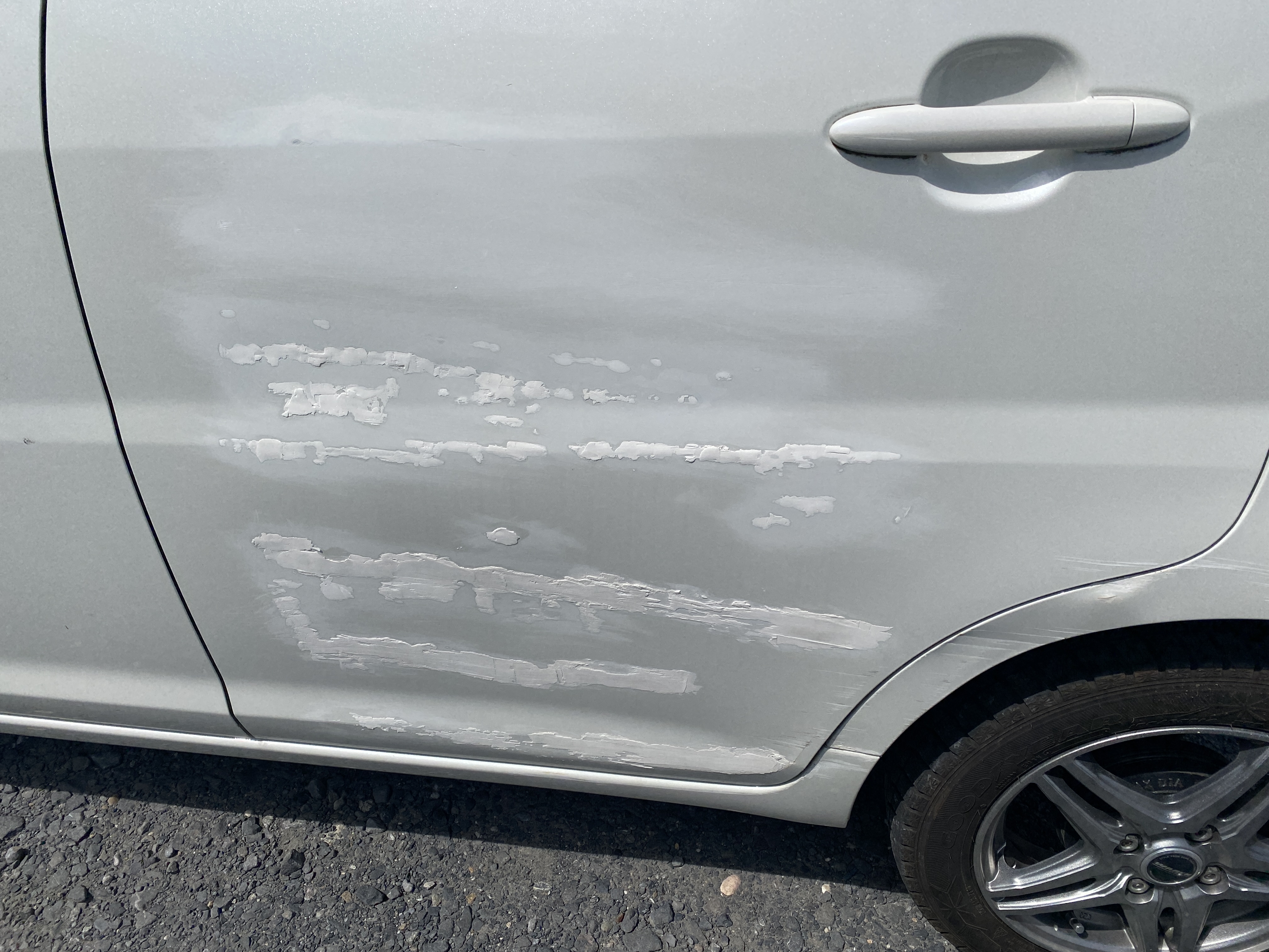 ムーブのドア塗装