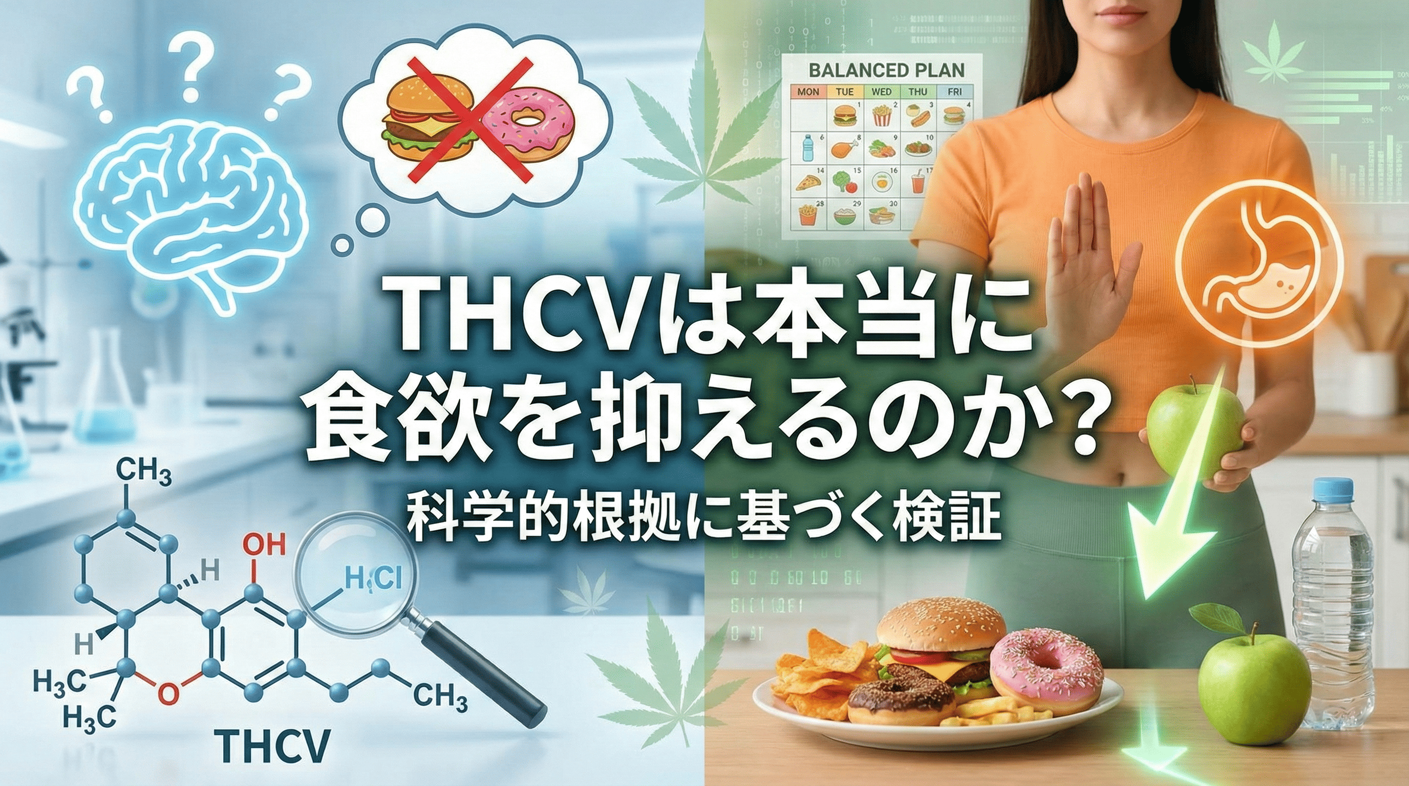食欲スイッチを“オフ”にするカンナビノイドTHCV