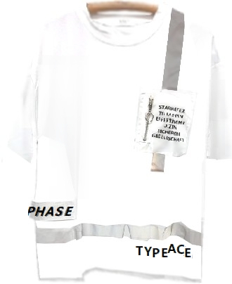 モノクロ（２カラー）コンフォータブルTシャツ