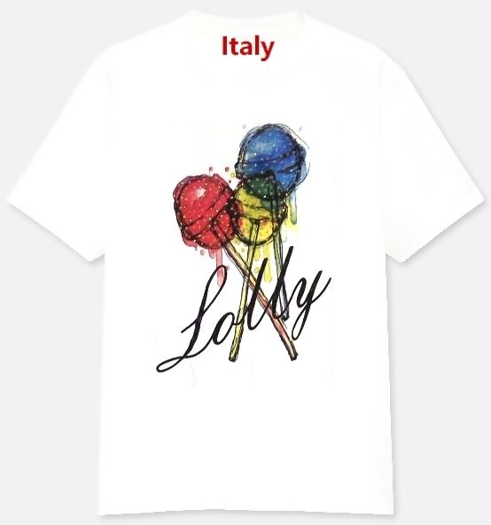 Italy製人気コットンTシャツ
