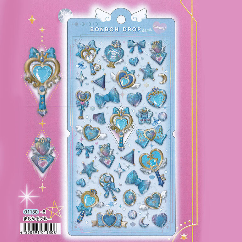 【Q‐LIA】ボンボンドロップシール　マジカルブルー