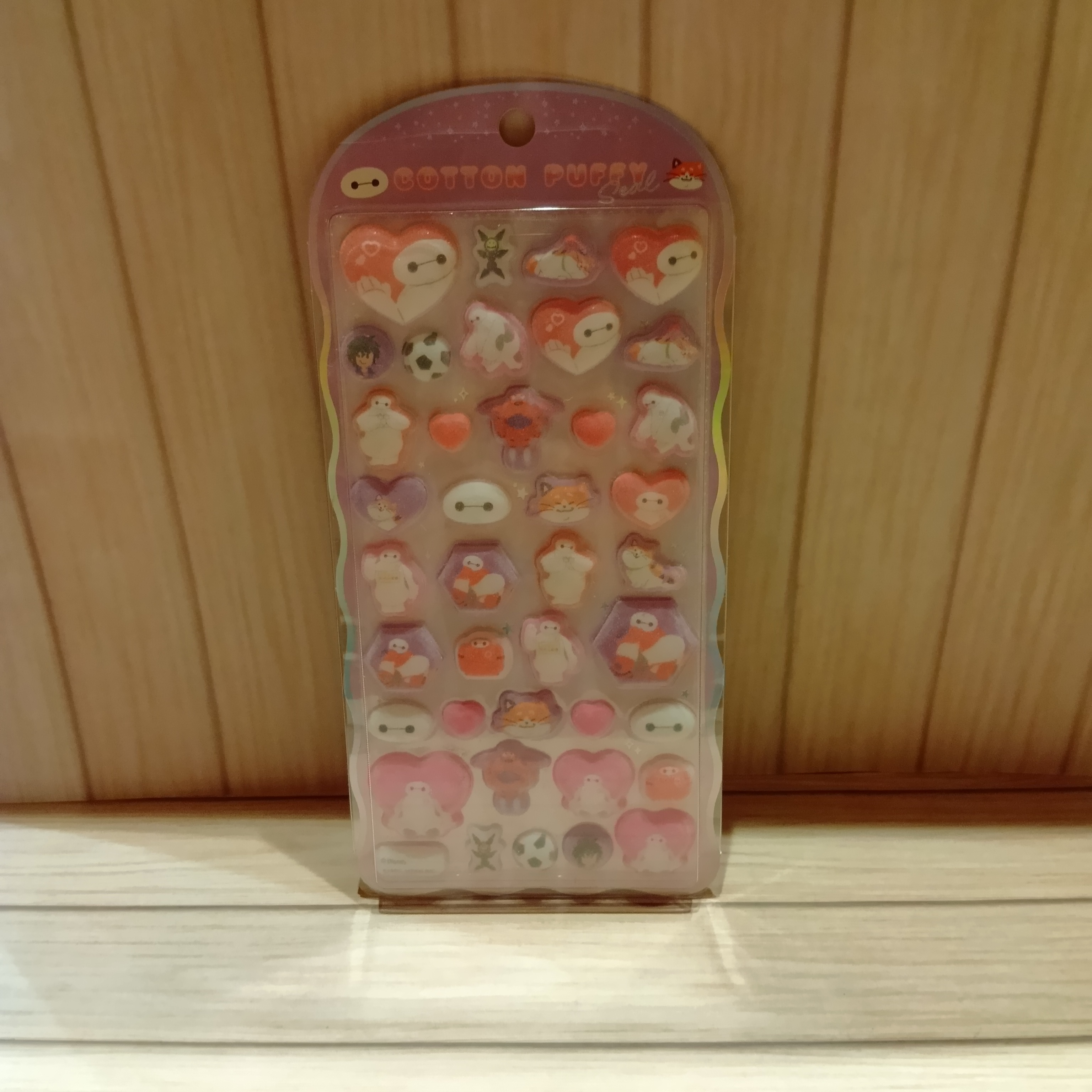 【Disney】ベイマックス　コットンパフィーシール　販売開始日