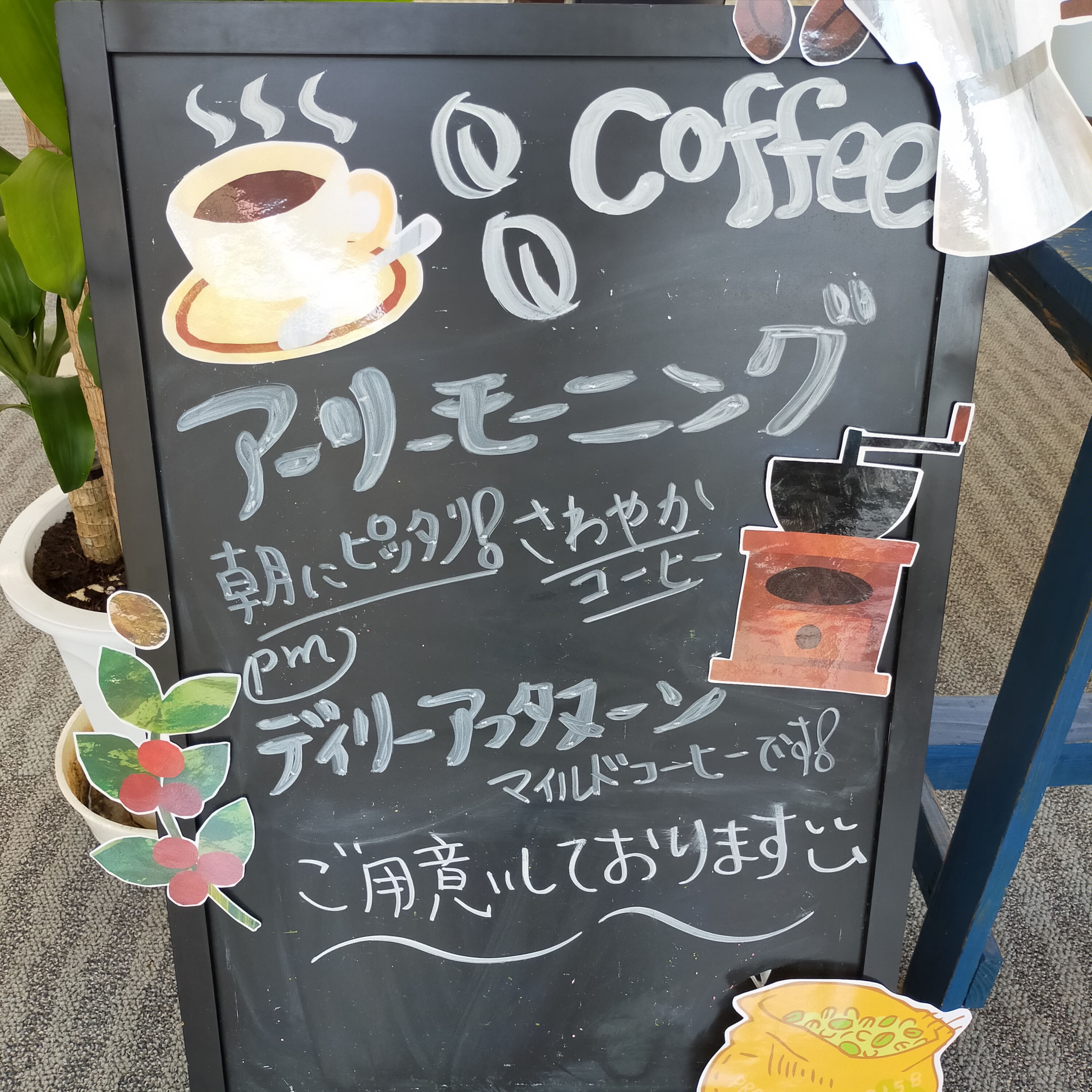 本日のコーヒー