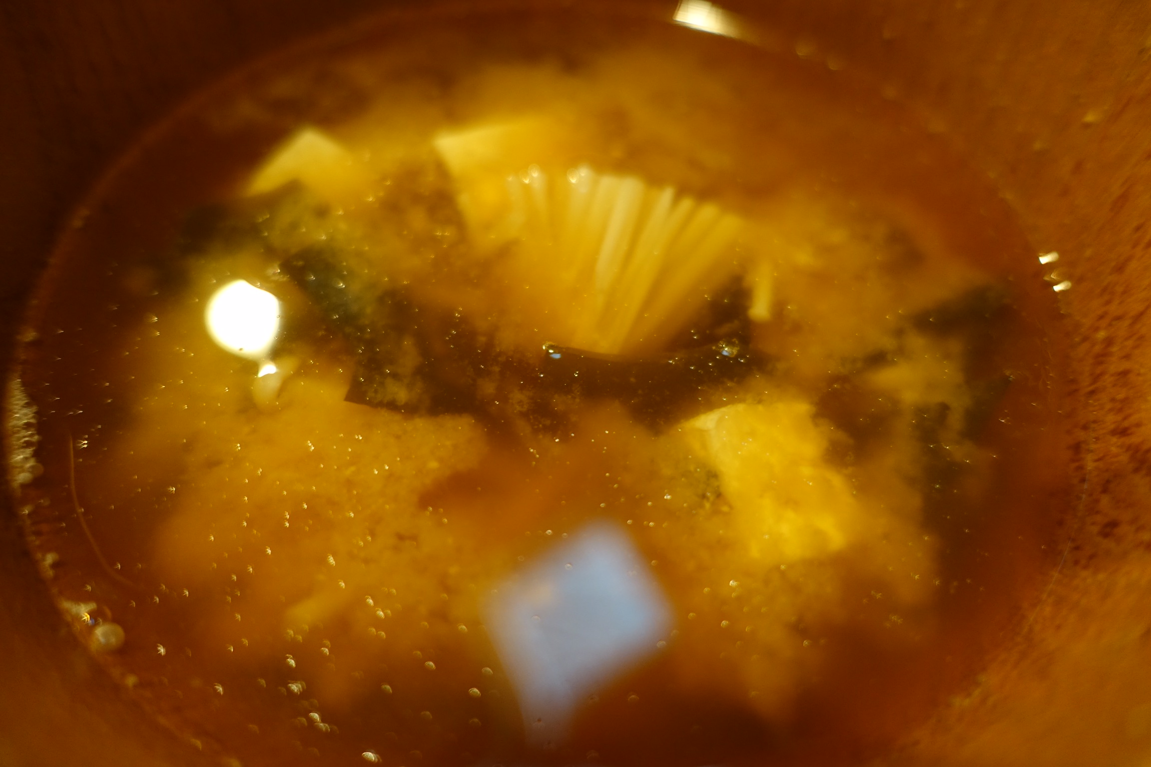 今朝はエノキと豆腐のお味噌汁 手づくり生麹 味噌 矢ノ目糀屋