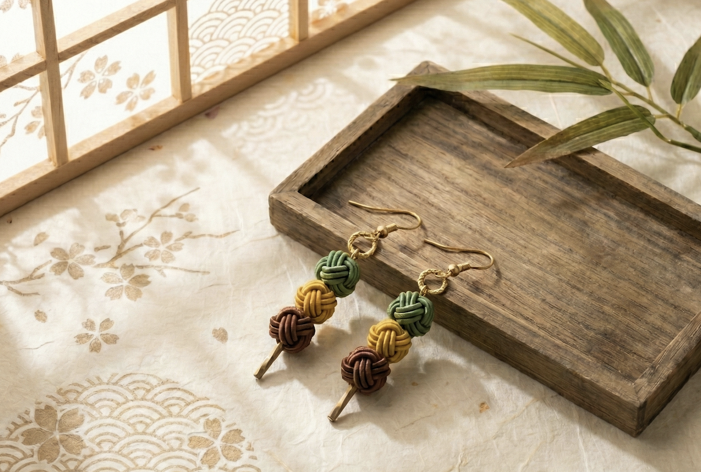 「坊っちゃん団子」！？　可愛いピアスできました♩