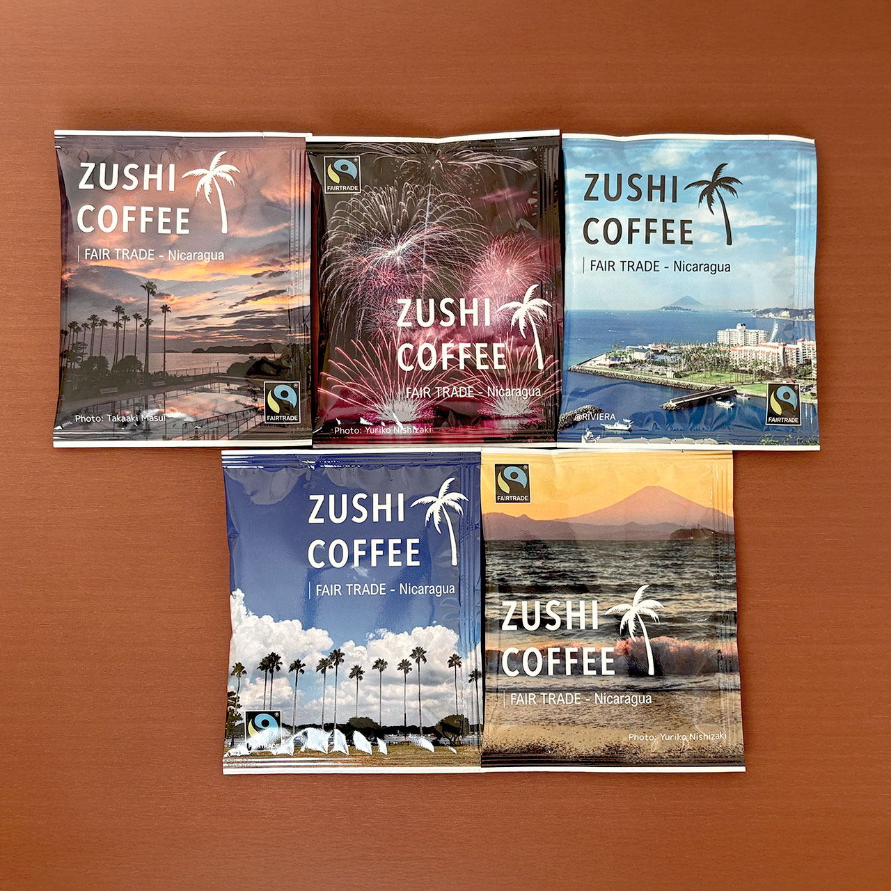 「 ZUSHI FAIR TRADE COFFEE」ニカラグア・キリマンジャロ　ドリップパック販売！