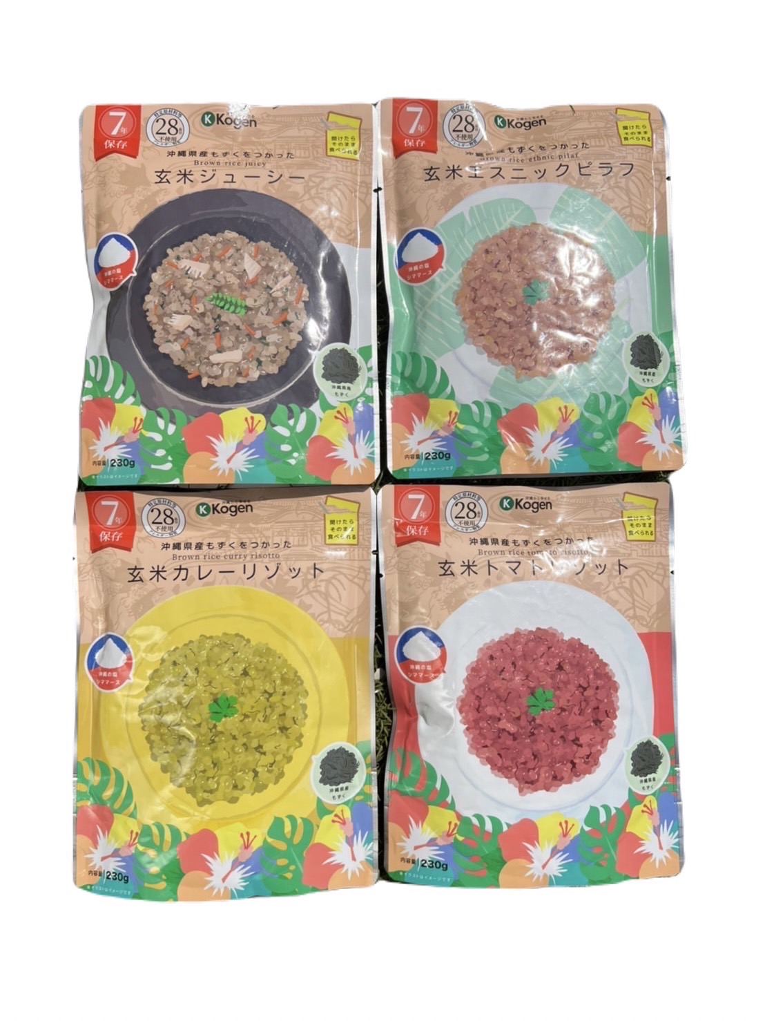 【実食レポ】  7年保存 ☆沖縄もずく使用 レトルト玄米非常食☆