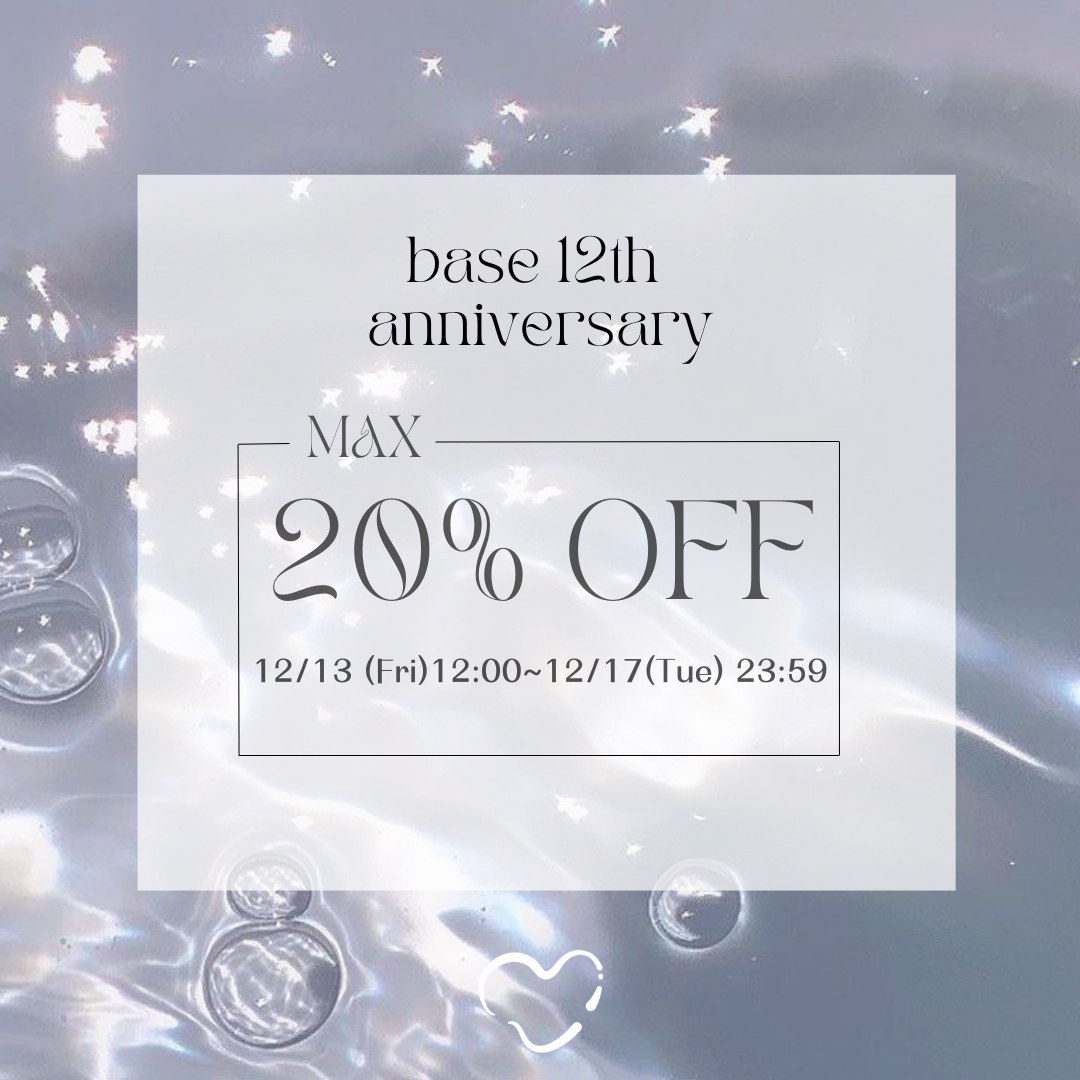 BASE 12th anniversary sale.