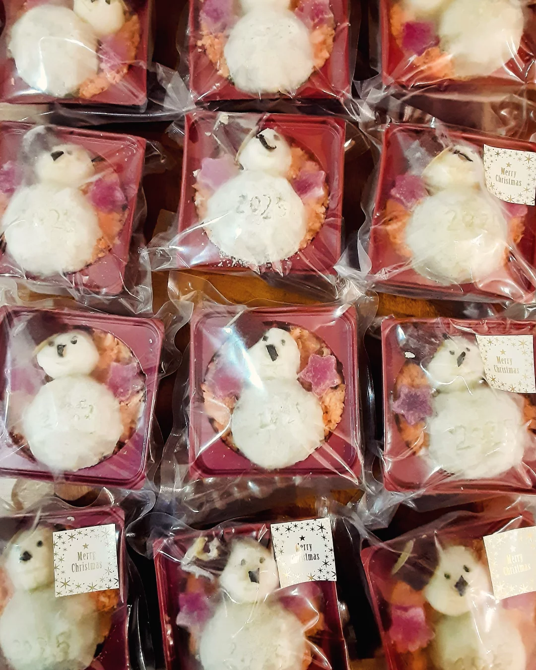 鮭とポテトのスノーマン☃️⛄