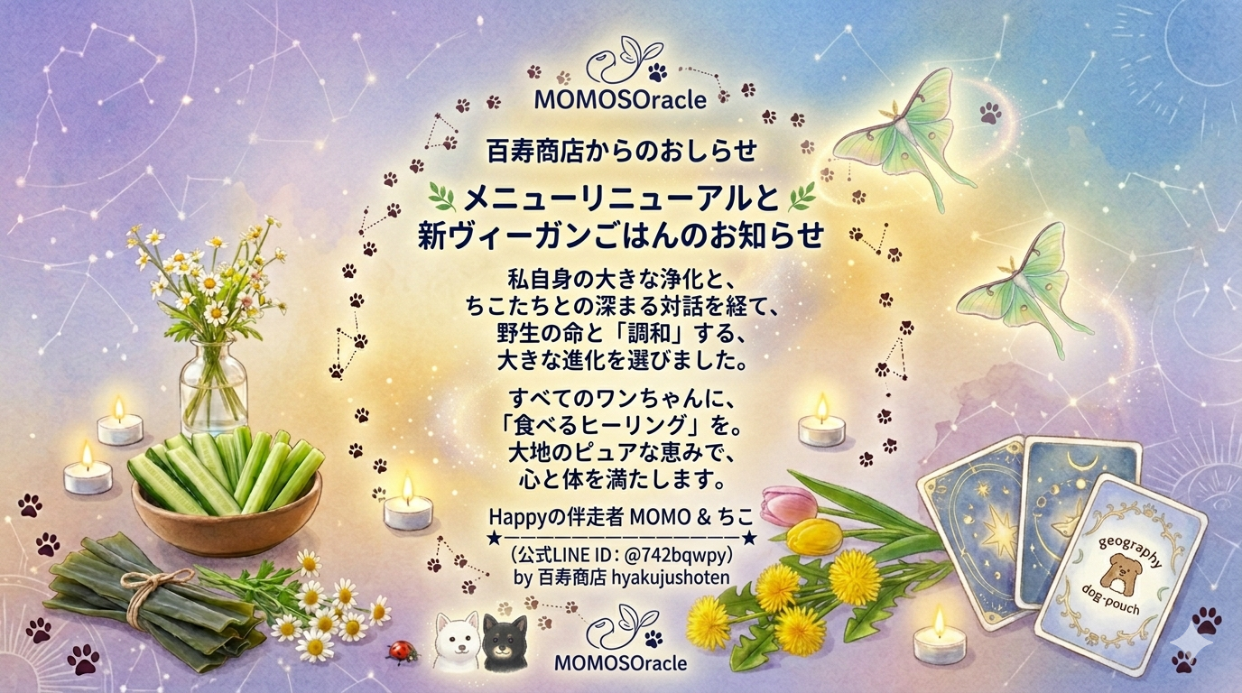 🌿 百寿商店 × MOMOSOracle からの大切なお知らせ：愛と調和の新しいステージへ 🌿