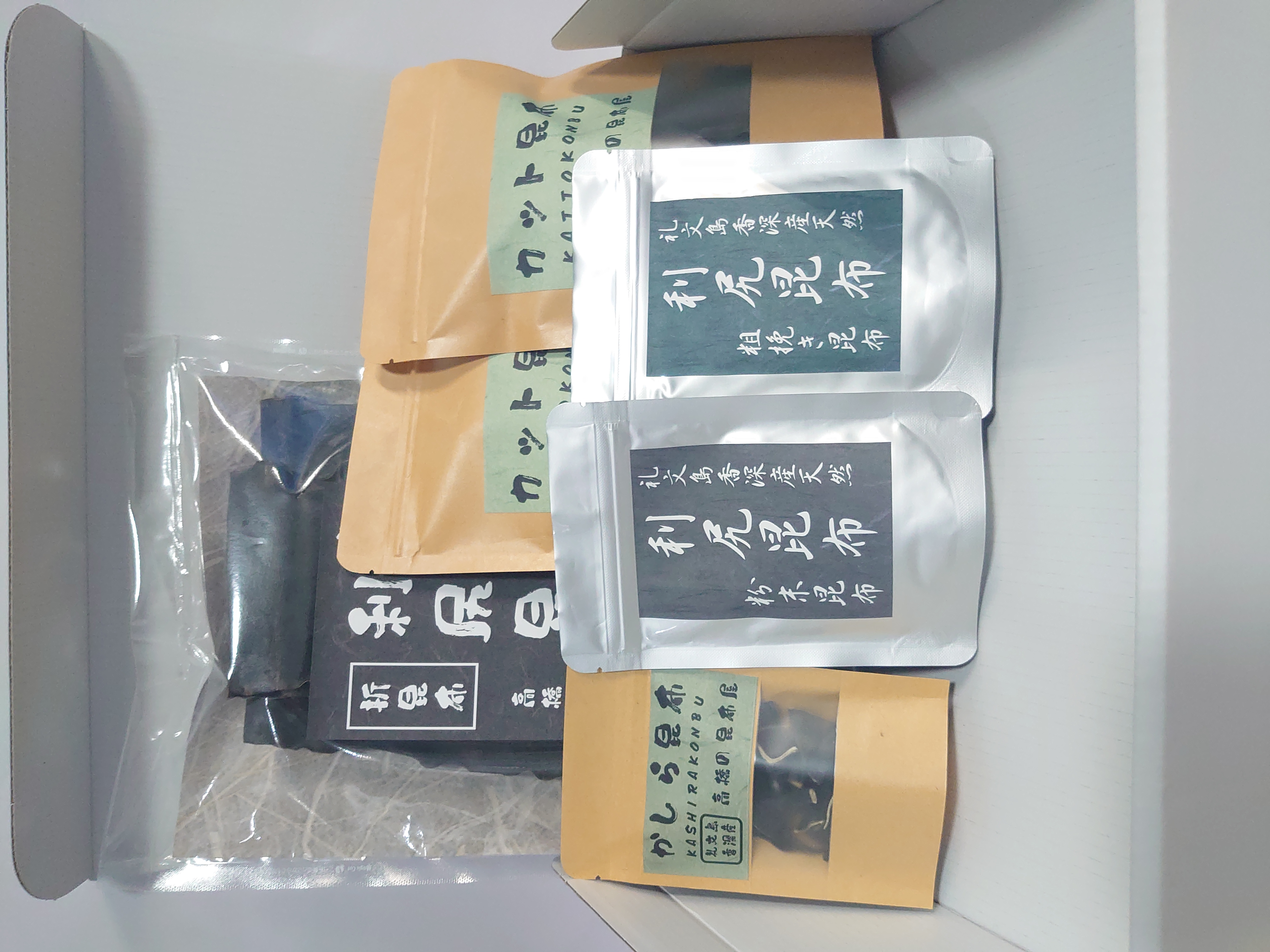 天然利尻昆布詰め合わせセットを販売開始しました！