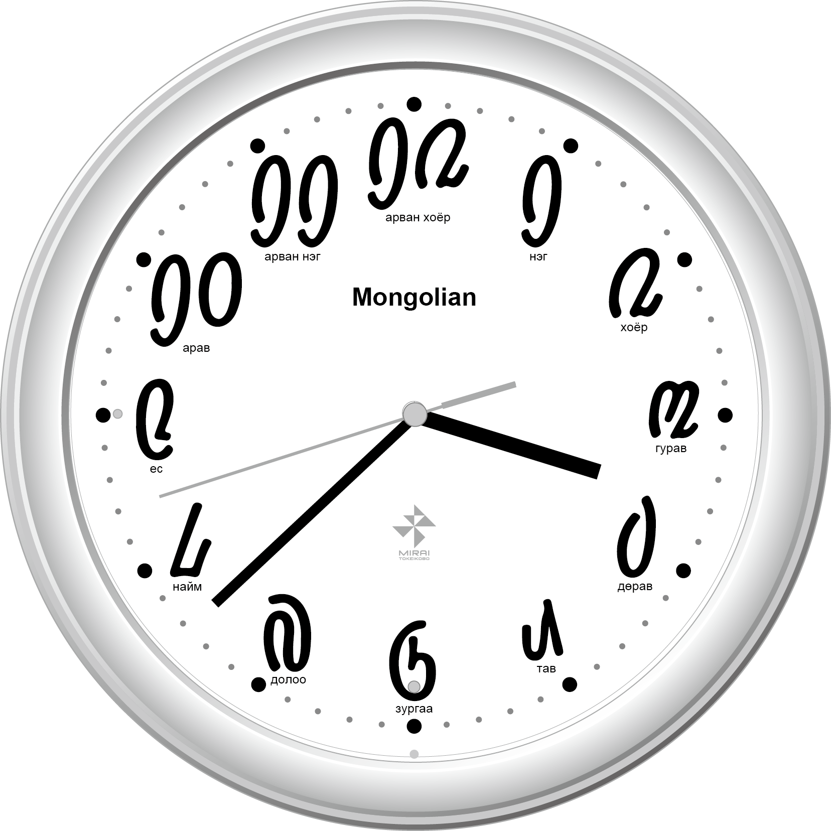 Mongolian-Clock
