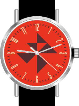 【自由時間・腕時計】のデザイン例